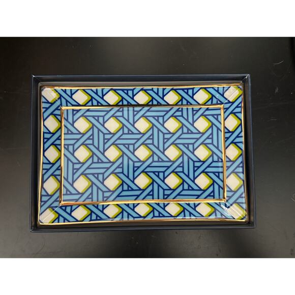 Jonathan Adler Other - Jonathan Adler Basketweave Rectangle Tray NWT
